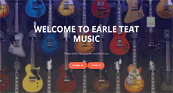 Desktop Screenshot of earleteatmusic.com