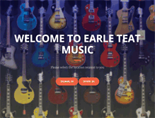 Tablet Screenshot of earleteatmusic.com